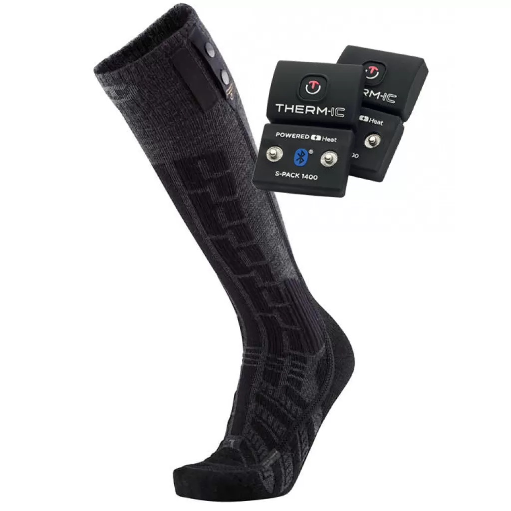 Fashion Bundle - heated ski socks - Ultra Warm Comfort S.E.T® + S-Pack 1400B Exploration | Paragliding
