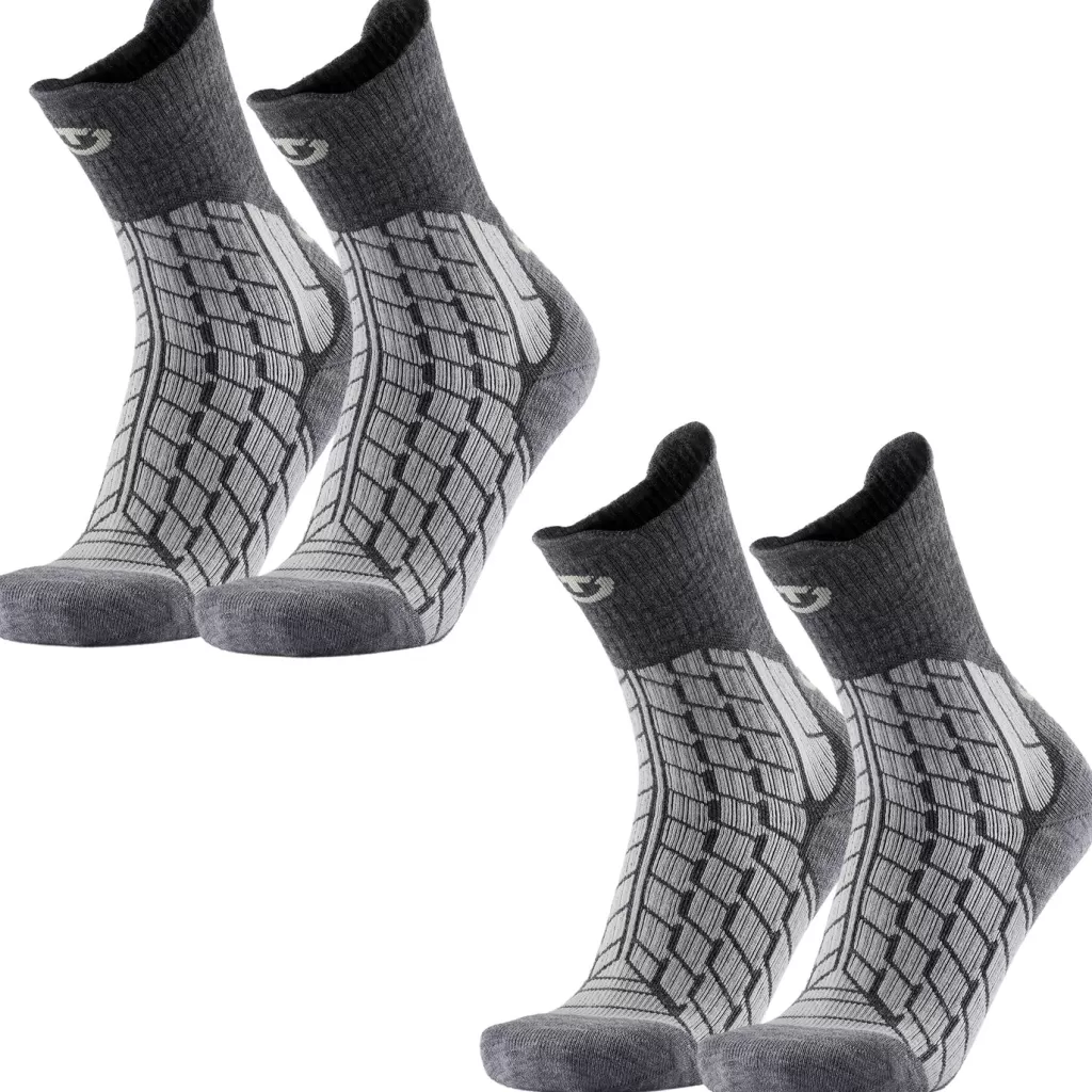 Sale Set of 2 pairs - Trekking socks - Trekking Warm Crew unisex grey/light Hiking | Warm Socks